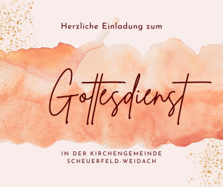 Gottesdienst-Einladung